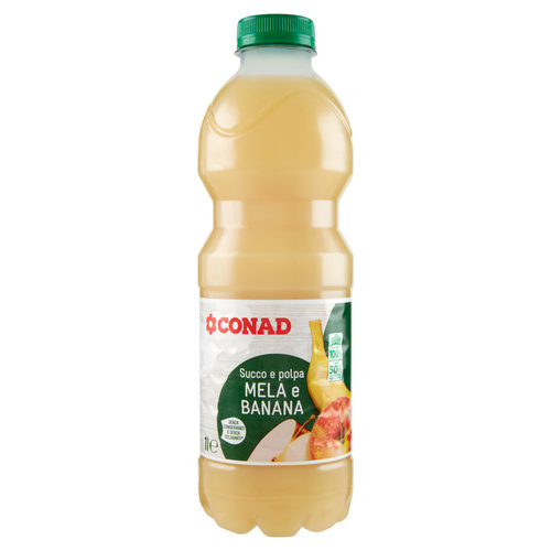 CONAD Succhi e Polpa Mela e Banana 1 l-image